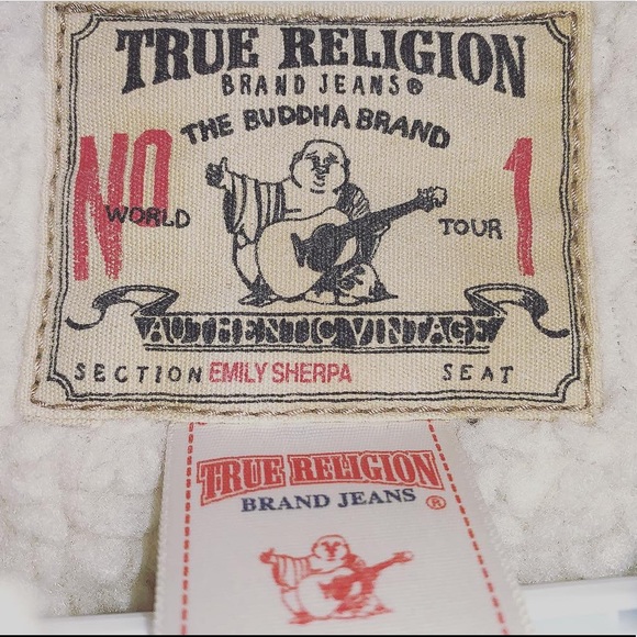 ❌SOLD❌ True Religion, Jean/Cotton Jacket - Picture 2 of 4